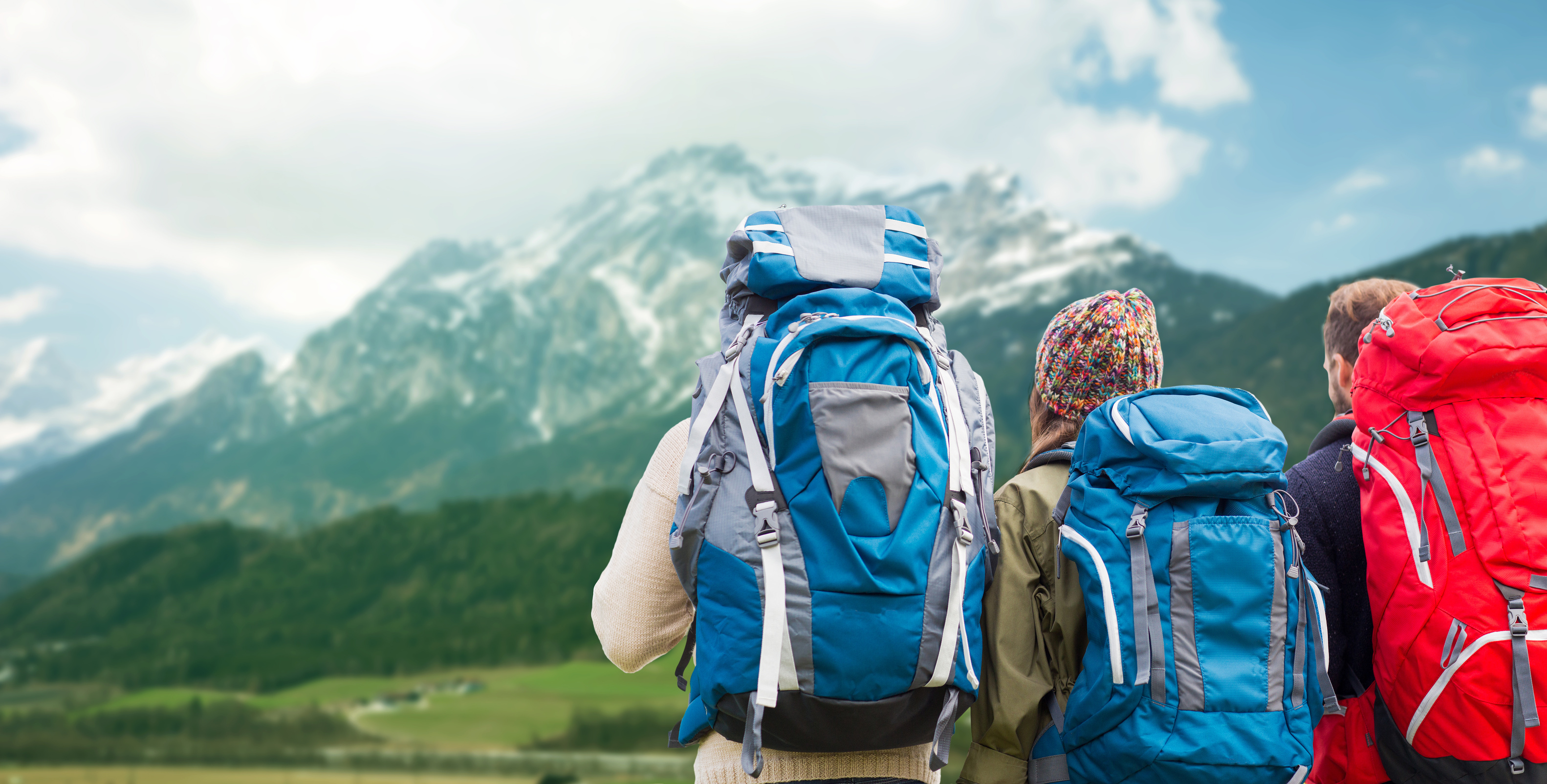 Travelers with Backpacks